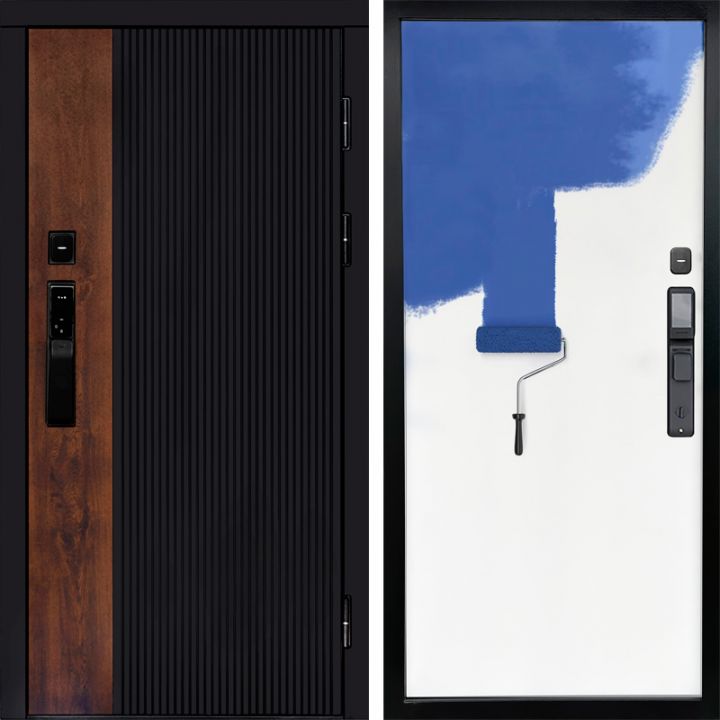 Входная дверь Termo-door ПРЕСТИЖ с электронным замком Грунт под покраску