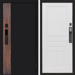 Входная дверь Termo-door ТОР с электронным замком Классика Белое дерево