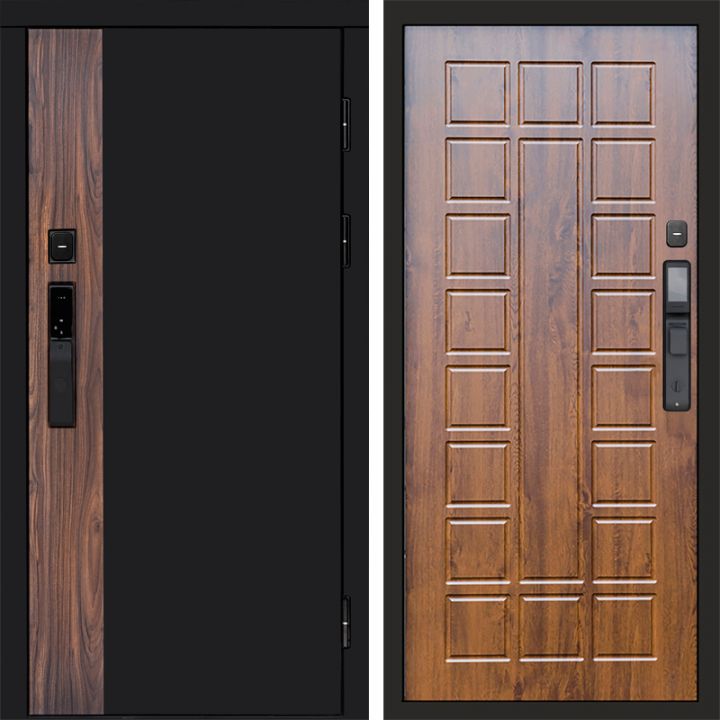 Входная дверь Termo-door ТОР с электронным замком Престиж дуб