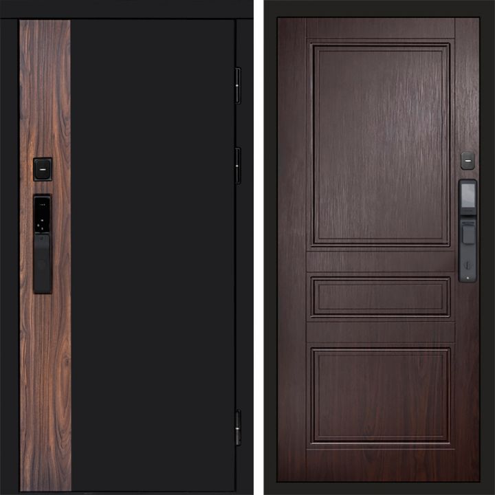 Входная дверь Termo-door ТОР с электронным замком Класскика венге