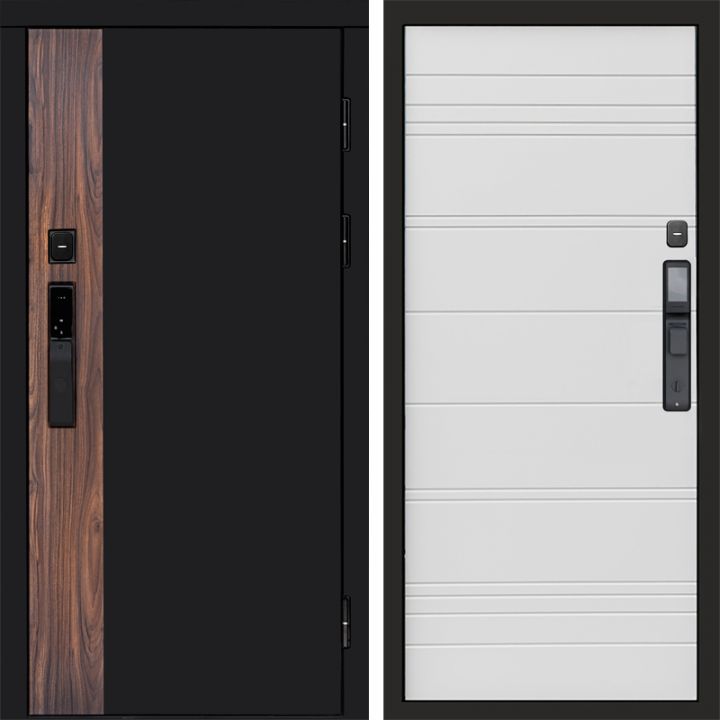 Входная дверь Termo-door ТОР с электронным замком White line