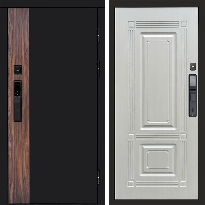 Входная дверь Termo-door ТОР с электронным замком Мадрид Лиственница