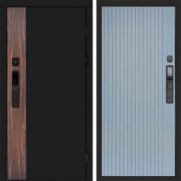 Входная дверь Termo-door ТОР с электронным замком FLAT Грей Софт