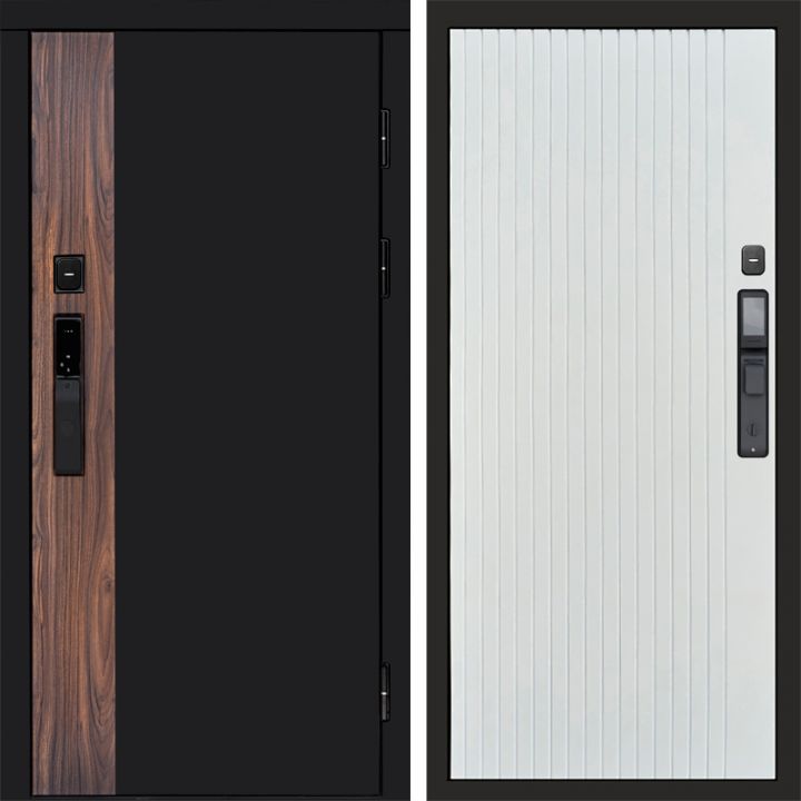 Входная дверь Termo-door ТОР с электронным замком FLAT Белый Софт