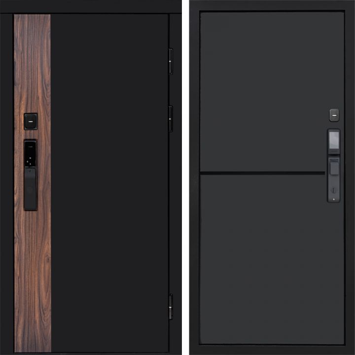 Входная дверь Termo-door ТОР с электронным замком Нео Графит