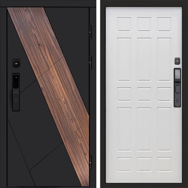 Входная дверь Termo-door НОВА с электронным замком Спарта лиственница