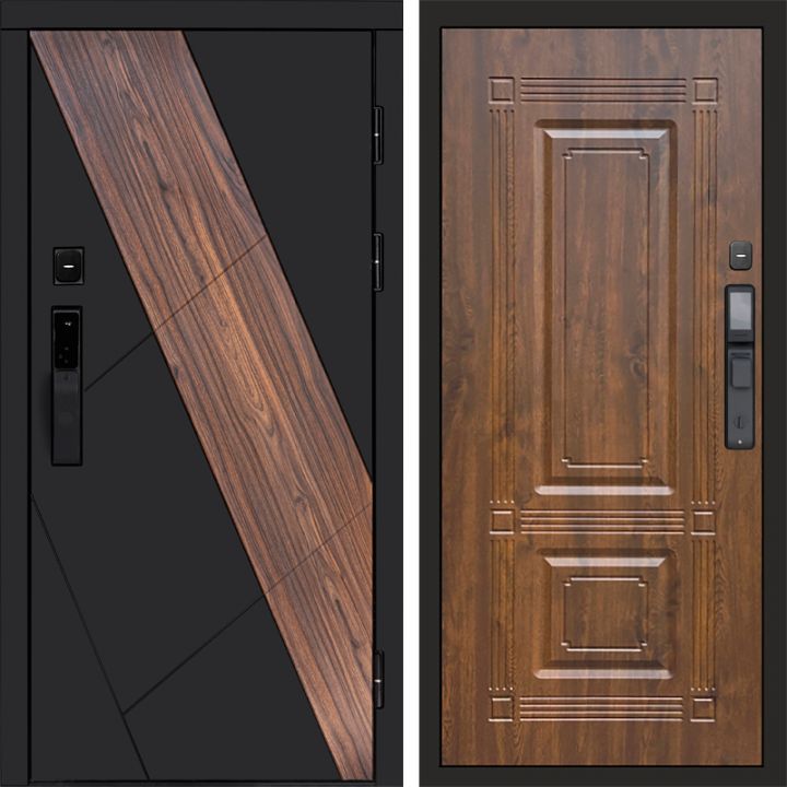 Входная дверь Termo-door НОВА с электронным замком Мадрид Дуб