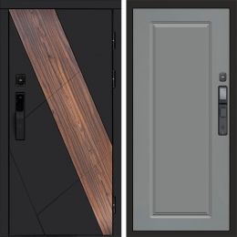 Входная дверь Termo-door НОВА с электронным замком Гранд Грей Софт