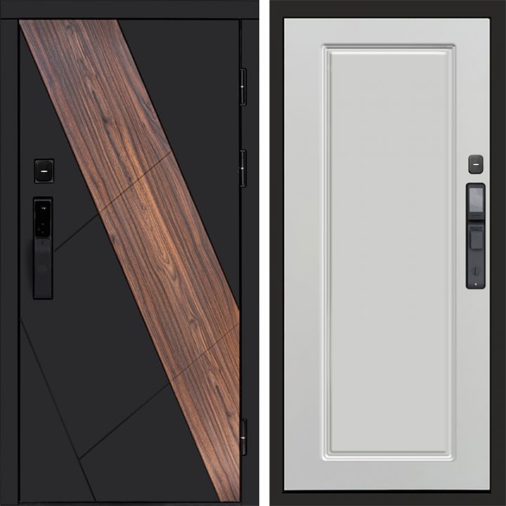 Входная дверь Termo-door НОВА с электронным замком Гранд Белый Софт