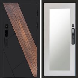 Входная дверь Termo-door НОВА с электронным замком Зеркало Триумф лиственница