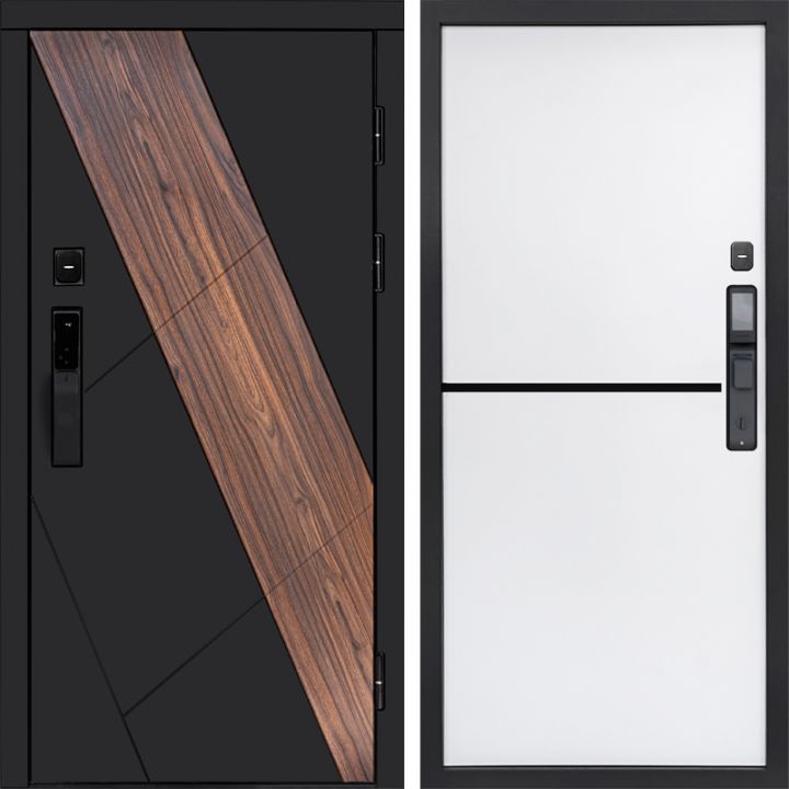 Входная дверь Termo-door НОВА с электронным замком Нео White