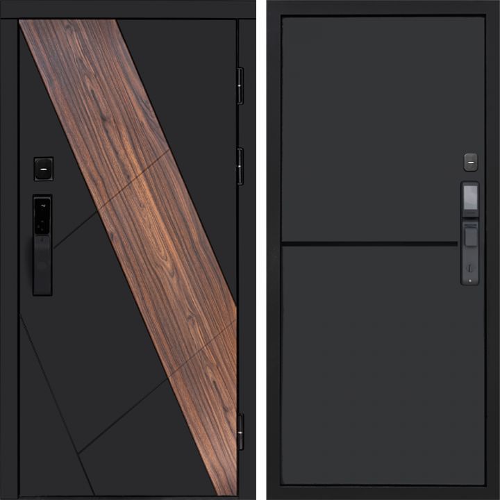 Входная дверь Termo-door НОВА с электронным замком Нео Графит