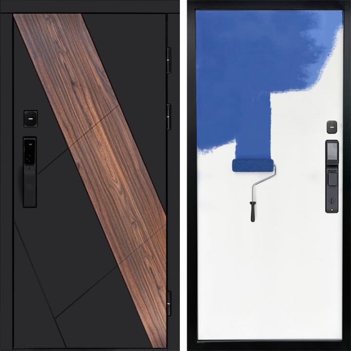 Входная дверь Termo-door НОВА с электронным замком Грунт под покраску