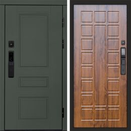 Входная дверь Termo-door ОРЕГОН GREEN с электронным замком Престиж дуб