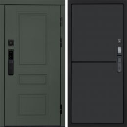 Входная дверь Termo-door ОРЕГОН GREEN с электронным замком Нео Графит