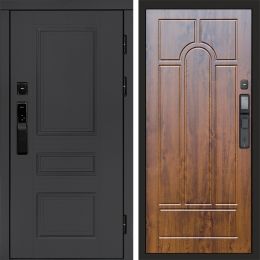 Входная дверь Termo-door ОРЕГОН ГРАФИТ с электронным замком Арка дуб
