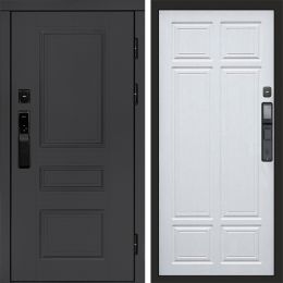 Входная дверь Termo-door ОРЕГОН ГРАФИТ с электронным замком Лиственница премиум