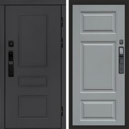 Входная дверь Termo-door ОРЕГОН ГРАФИТ с электронным замком Лион Грей Софт