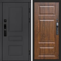 Входная дверь Termo-door ОРЕГОН ГРАФИТ с электронным замком Лион Дуб