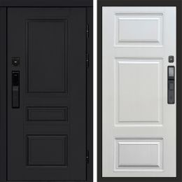 Входная дверь Termo-door ОРЕГОН BLACK с электронным замком Лион Лиственница
