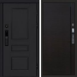 Входная дверь Termo-door ОРЕГОН BLACK с электронным замком Porte black