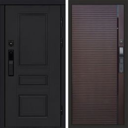 Входная дверь Termo-door ОРЕГОН BLACK с электронным замком PORTE Шоколад