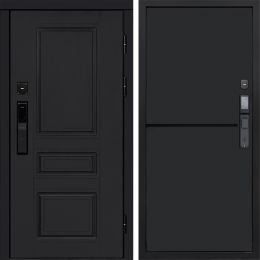 Входная дверь Termo-door ОРЕГОН BLACK с электронным замком Нео Black