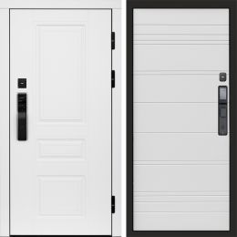 Входная дверь Termo-door ОРЕГОН WHITE с электронным замком White line
