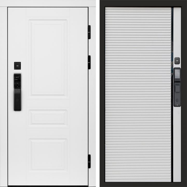 Входная дверь Termo-door ОРЕГОН WHITE с электронным замком Porte white