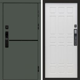 Входная дверь Termo-door ТРЕНД GREEN с электронным замком Спарта лиственница