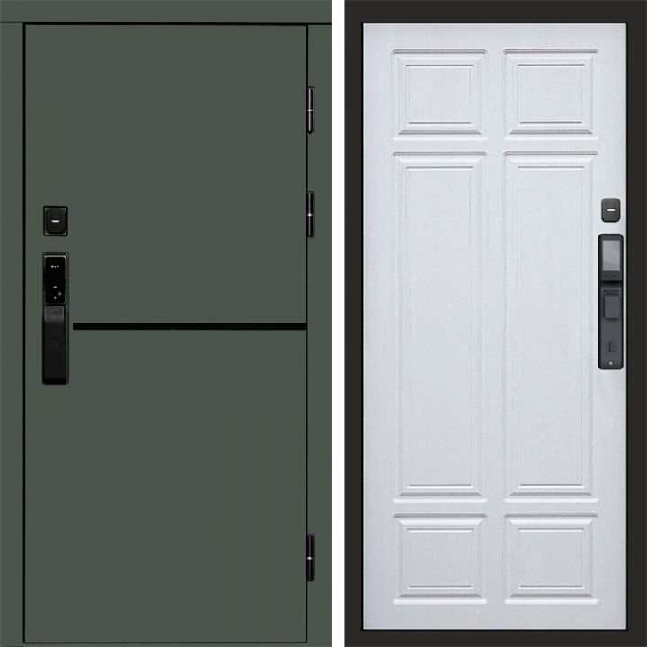 Входная дверь Termo-door ТРЕНД GREEN с электронным замком Лиственница премиум