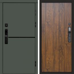 Входная дверь Termo-door ТРЕНД GREEN с электронным замком FLAT Дуб