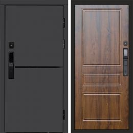 Входная дверь Termo-door ТРЕНД ГРАФИТ с электронным замком Классика дуб