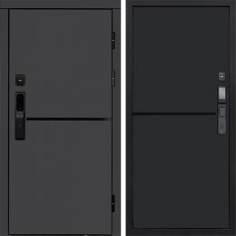 Входная дверь Termo-door ТРЕНД ГРАФИТ с электронным замком Нео Black