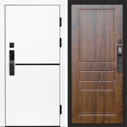 Входная дверь Termo-door ТРЕНД WHITE с электронным замком Классика дуб