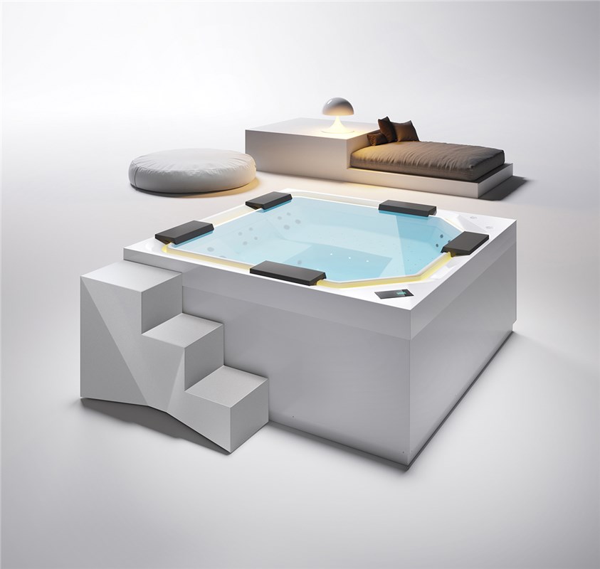 Спа бассейн Gruppo Treesse Superquarz 220x220x90