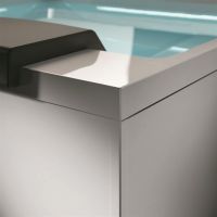 Спа бассейн с гидромассажем Gruppo Treesse Heaven Ghost Plus V412 210х210x86 схема 4