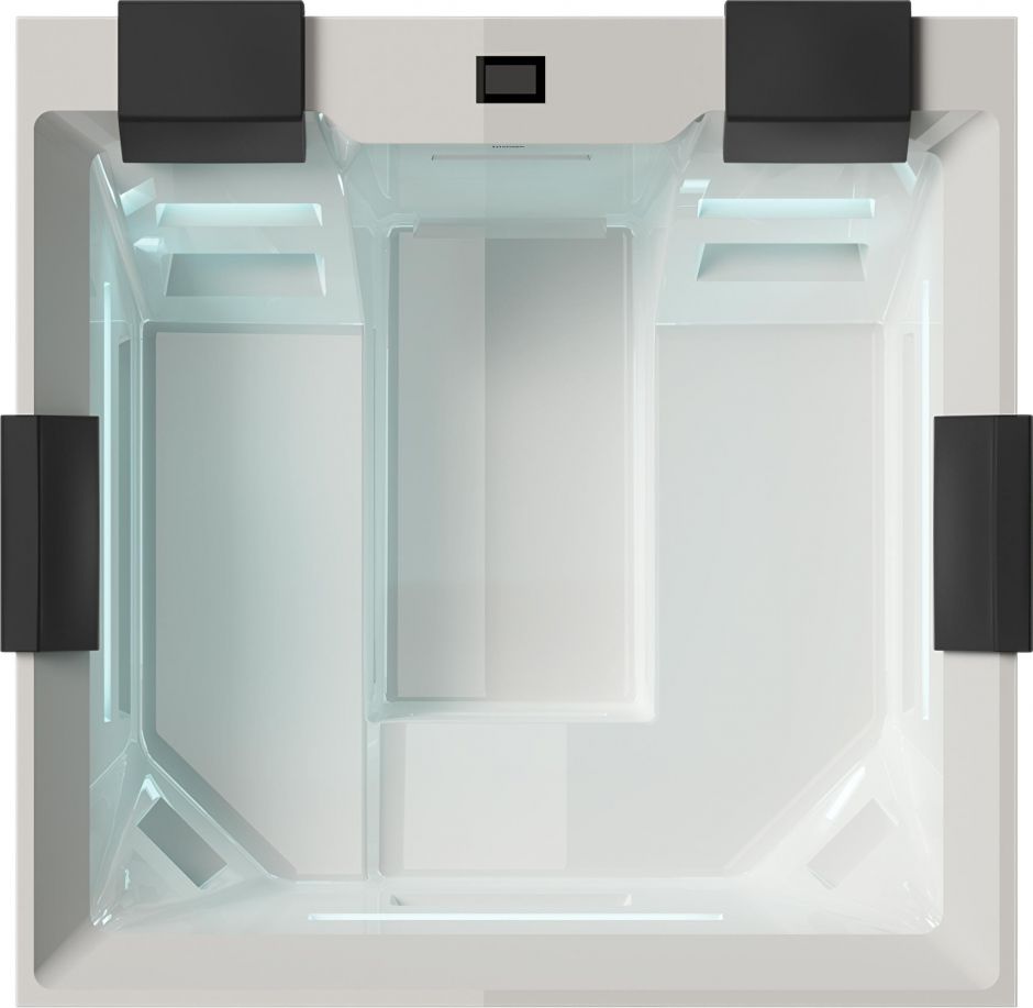 Спа бассейн с гидромассажем Gruppo Treesse Heaven Ghost Plus V412 210х210x86