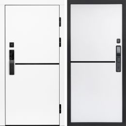 Входная дверь Termo-door ТРЕНД WHITE с электронным замком Нео White