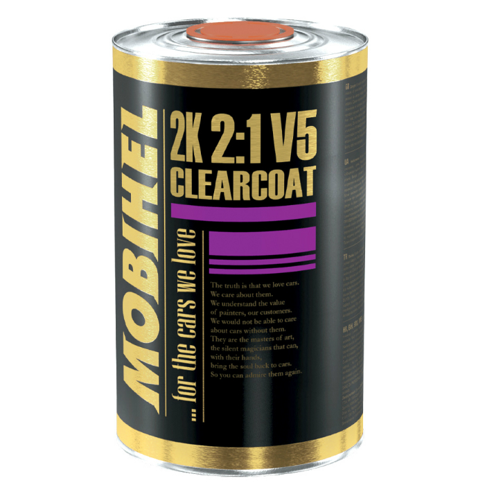 Mobihel 2К HS 2:1 бесцветный лак V5 AS, объем 1л.