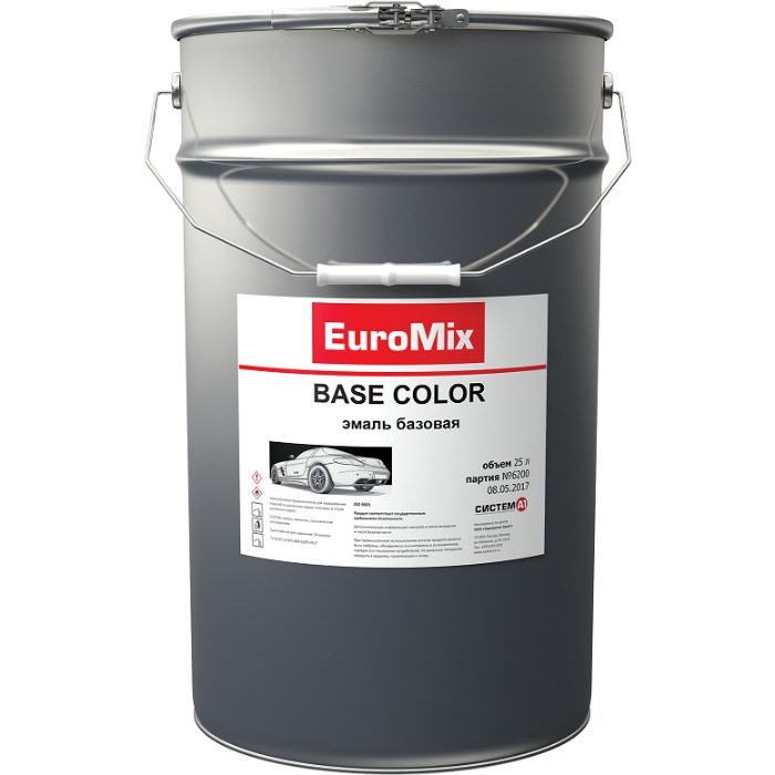 EuroMix Эмаль базовая EUROMIX рислинг 610, объем 25л.