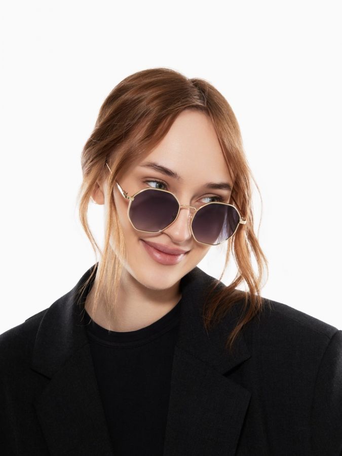 Очки солнцезащитные uv 400, дужка 14 см, ширина 11.7 см, линза 4.7?5 см