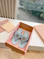 Шлепанцы MIU MIU Premium