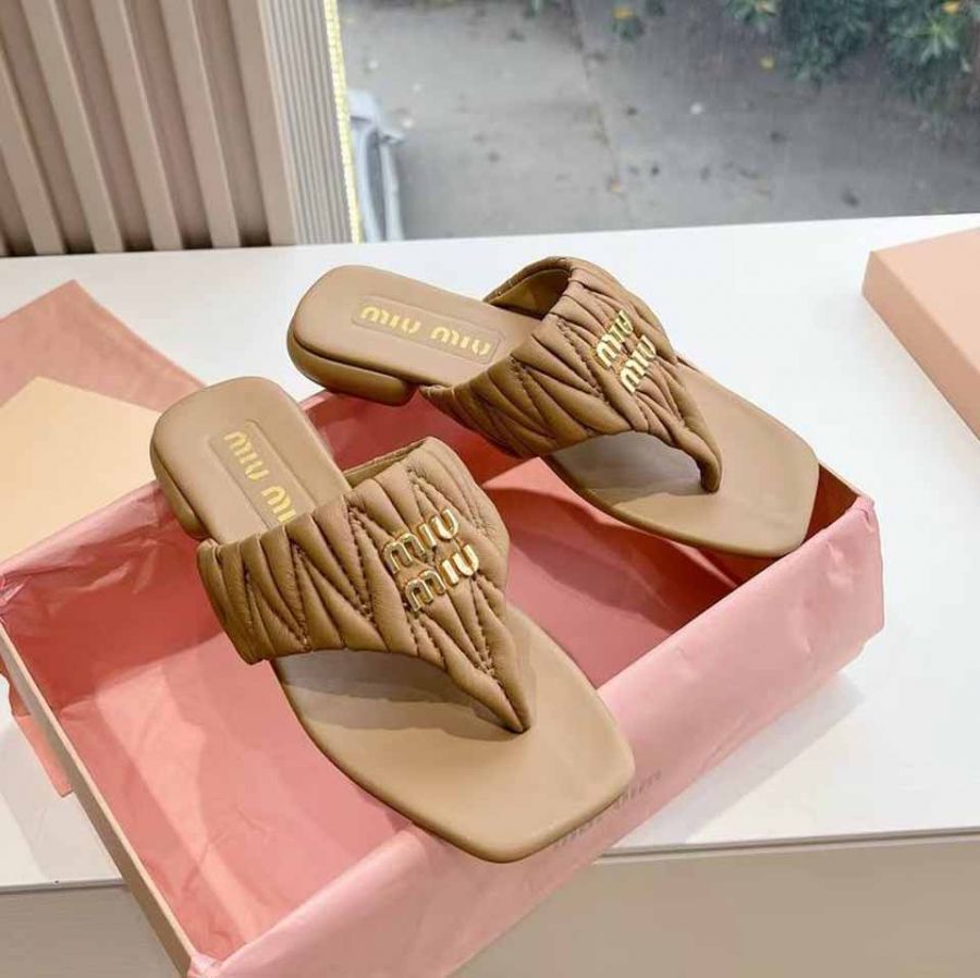 Шлепанцы MIU MIU Premium