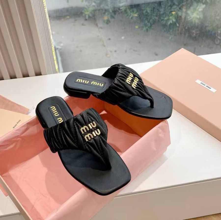 Шлепанцы MIU MIU Premium