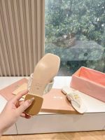 Шлепанцы MIU MIU Premium
