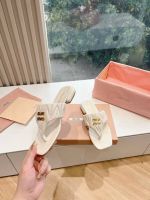 Шлепанцы MIU MIU Premium