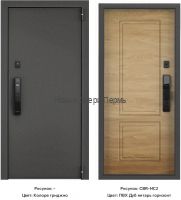 Входная дверь Cyber Pro CBR-25 Дуб янтарь