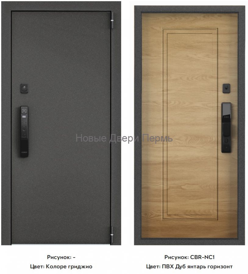 Входная дверь Cyber Pro CBR-25 Дуб янтарь