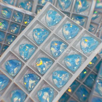 DeLuxe Пришивные Стразы Aqua_Opal Триллиант 16 мм